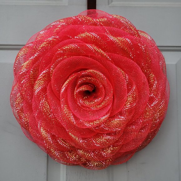 Red ROSE WALL ART - Picture 4 of 5